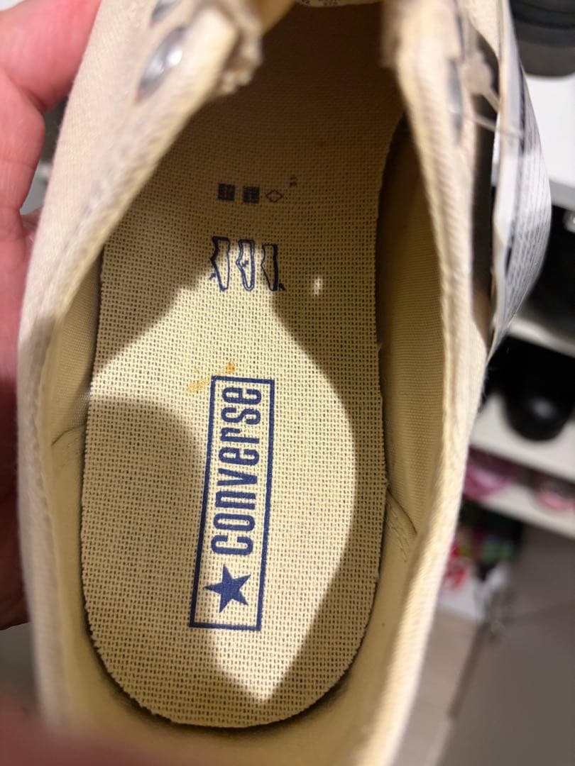 三つ星CONVERSE ALL STAR ベージュ スニーカー　CT70