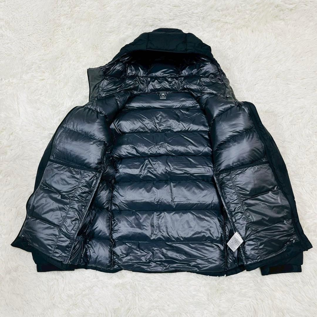 モンベル　パーマフロストライトダウンパーカ　ブラック　M　スタッフバッグなし