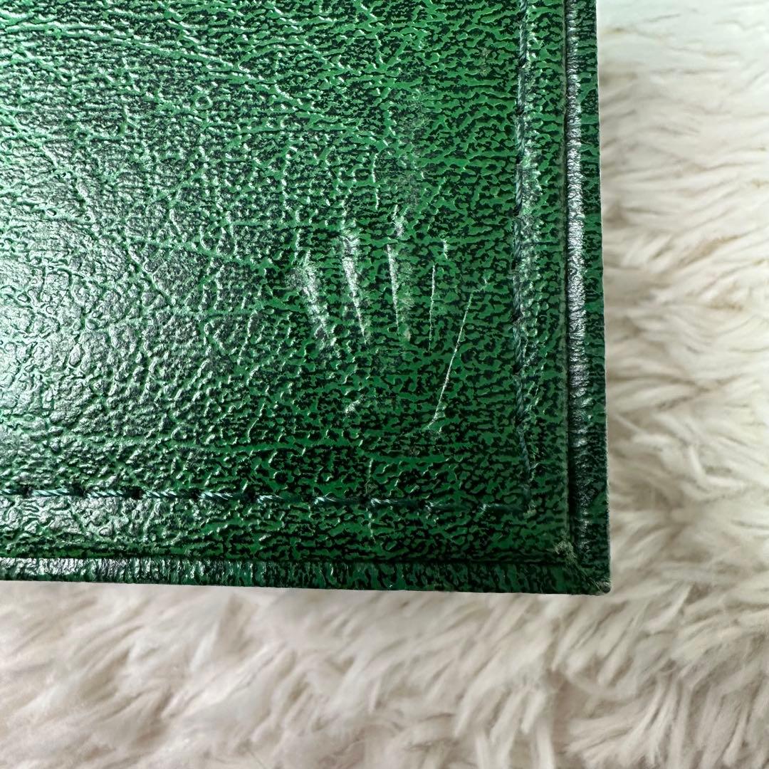 ROLEX 時計用緑色空箱と説明書　2組セット