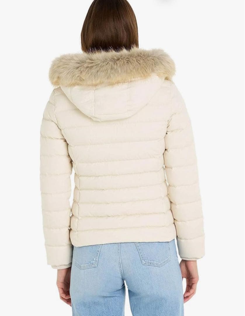 【新品未使用】 Jeans ダウンジャケット フェイクファー付き