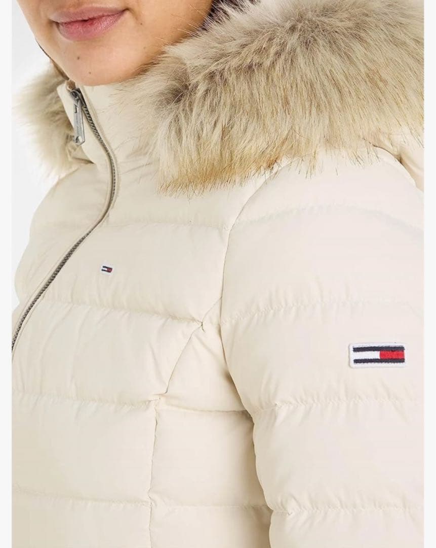 【新品未使用】 Jeans ダウンジャケット フェイクファー付き