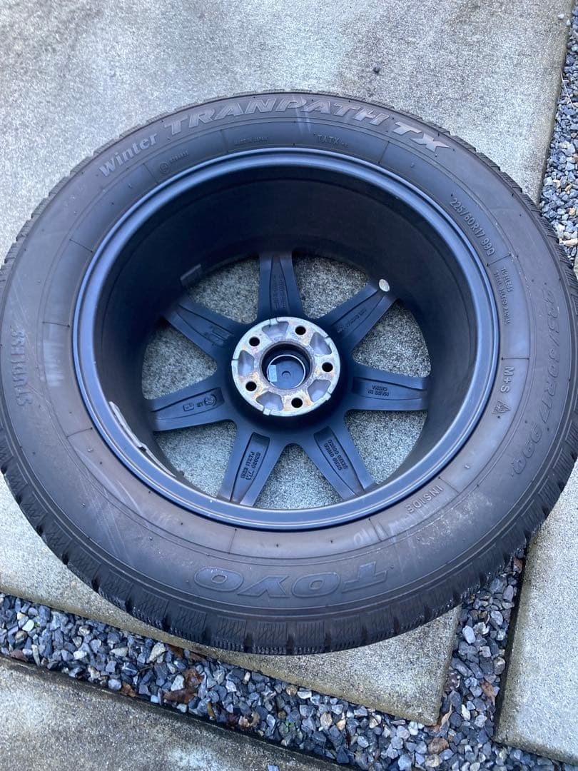 jeepコンパス 17インチ ブラック タイヤホイールセット