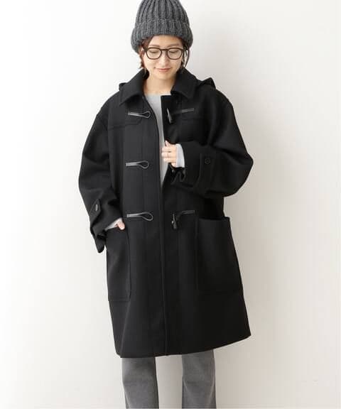 IENA イエナ　コクーンダッフルコート ブラック