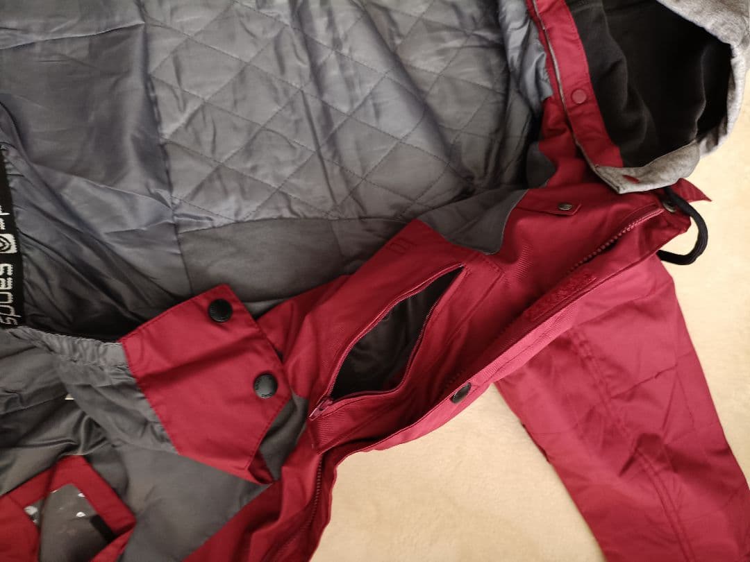 sands 赤 青 スノーボード ジャケット パンツ　ウェア 上下 セット　M