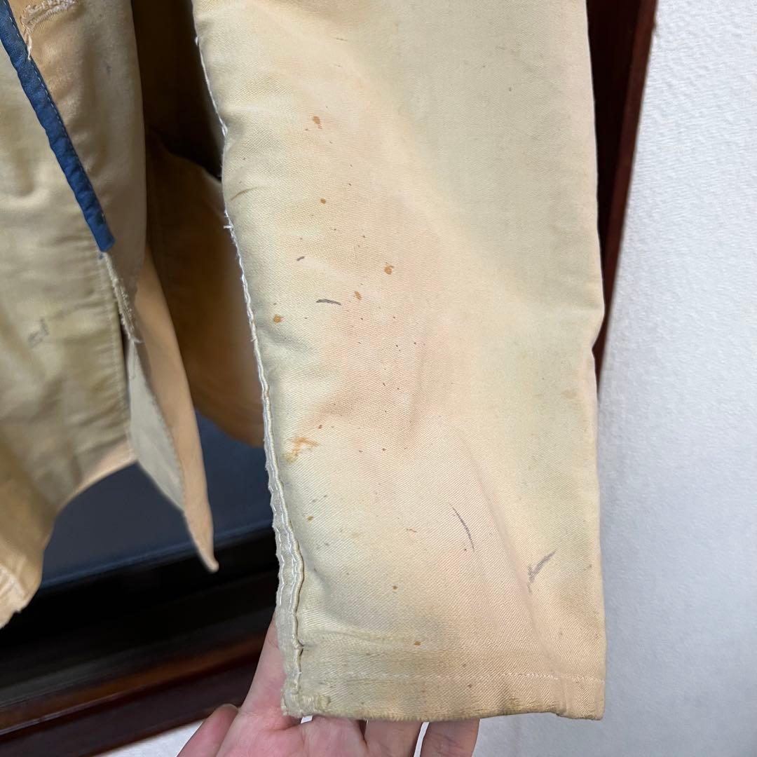 50s ユーロヴィンテージ ベージュ モールスキン ダブル ジャケット