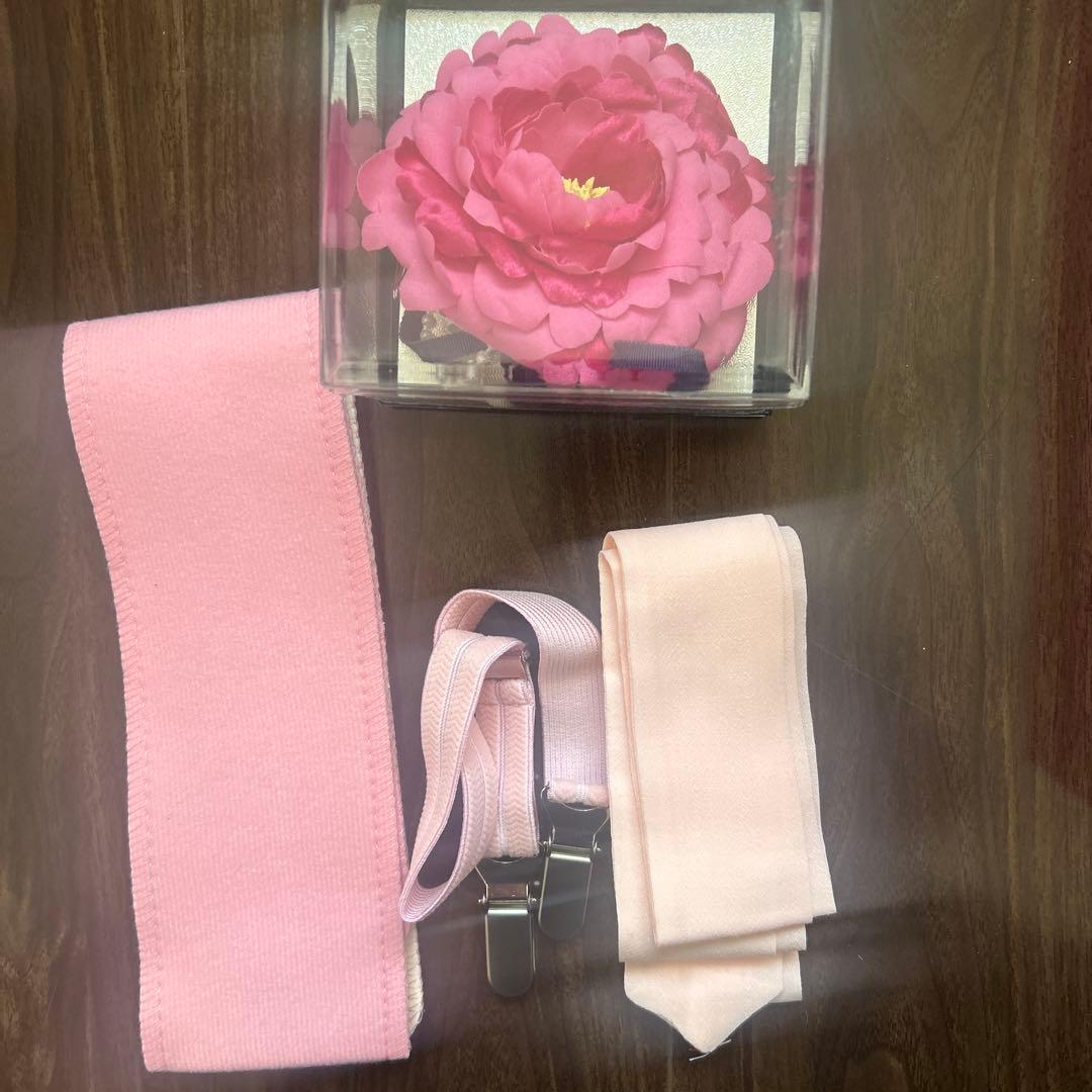 七五三用 花柄 着物 セット　式部浪漫