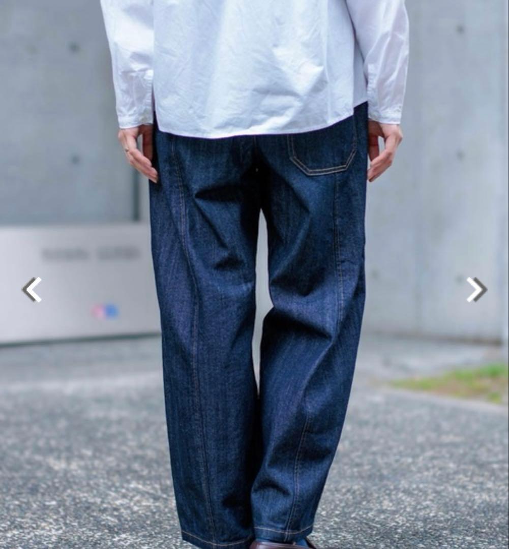 DMG ディーエムジー　100zムラ糸デニム アーモンドパンツ　定価19800円