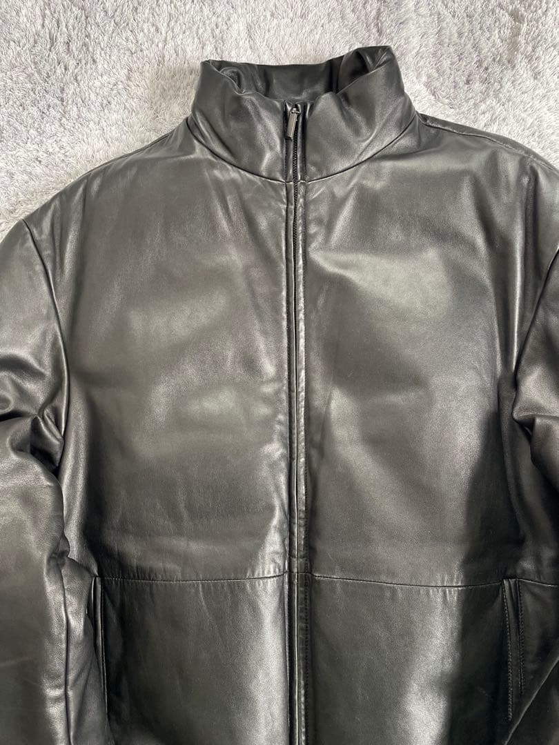 Donna Karan new york レザーダウンジャケット