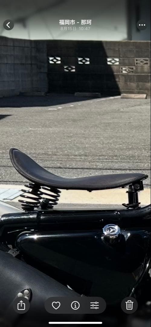 dhカスタム スプリングシートキット 1986～2003 スポーツスターブラック