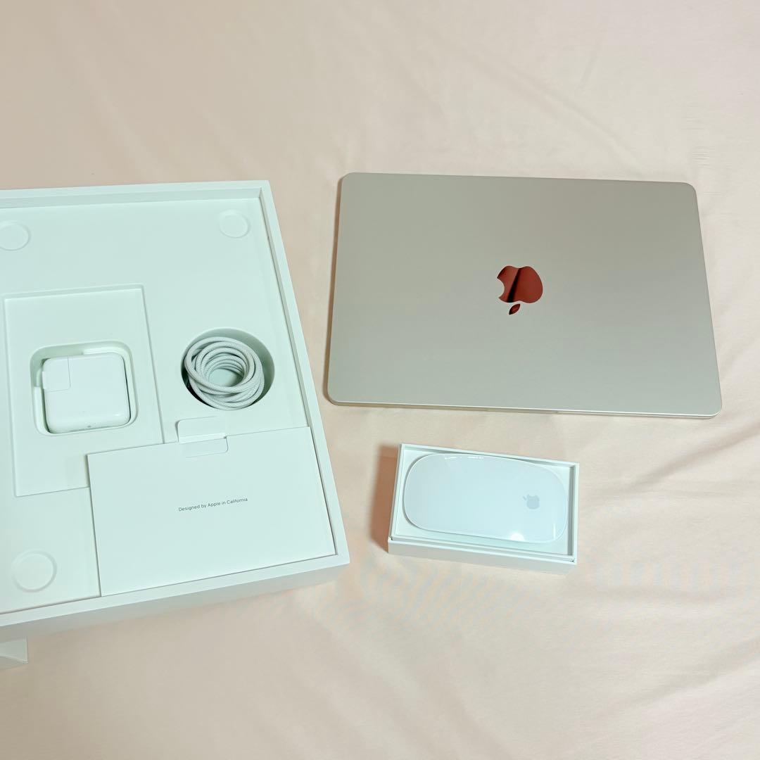 【美品】MacBook Air M3 2023スターライト