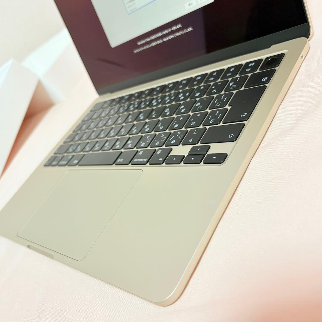 【美品】MacBook Air M3 2023スターライト