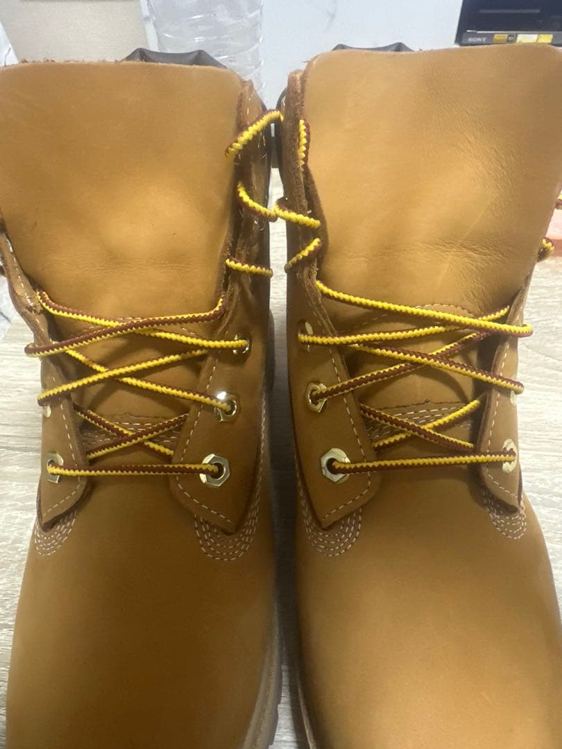 timberland イエローブーツ　プレミアム　ジュニア　24