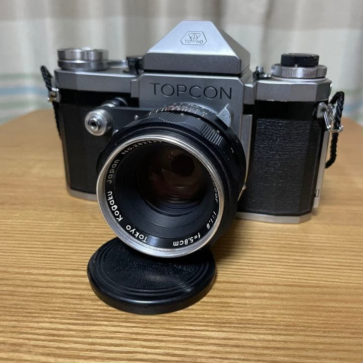 【稀少】東京光学トプコン R TOPCON R レンズ付き 中古品 レトロカメラ