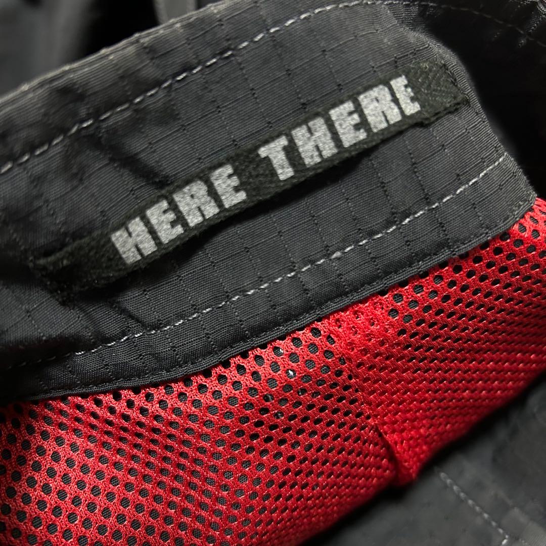 90s HERETHERE リップストップ ボンテージ パラシュート ジャケット