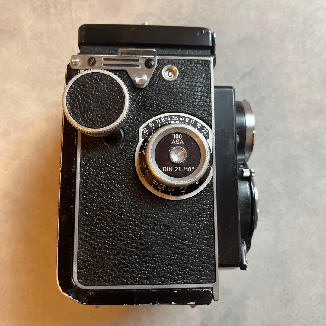 二眼レフ　カメラ　ローライコード