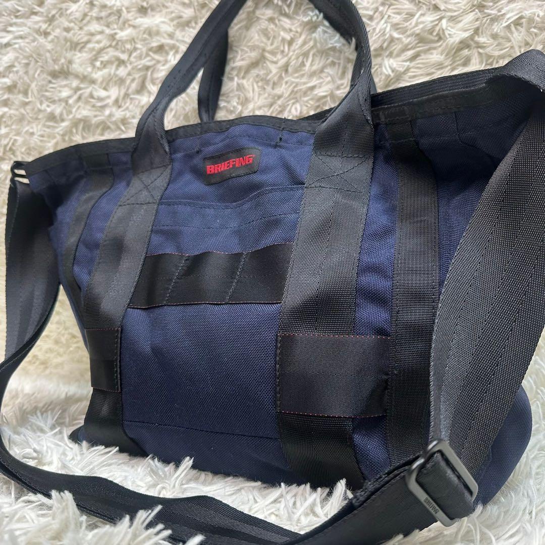 ブリーフィング BRIEFING トートバッグ 2way ショルダーバッグ 紺色
