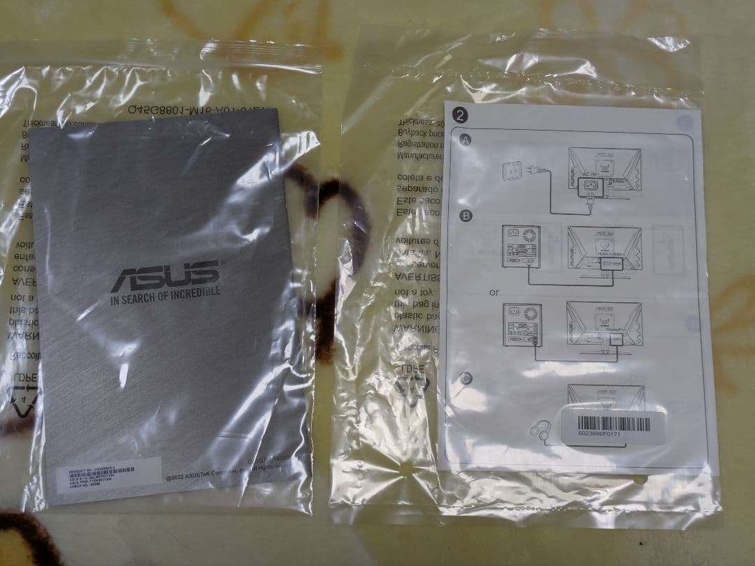 ゲーミングモニター ASUS TUF GAMING VG1A 23.8インチ