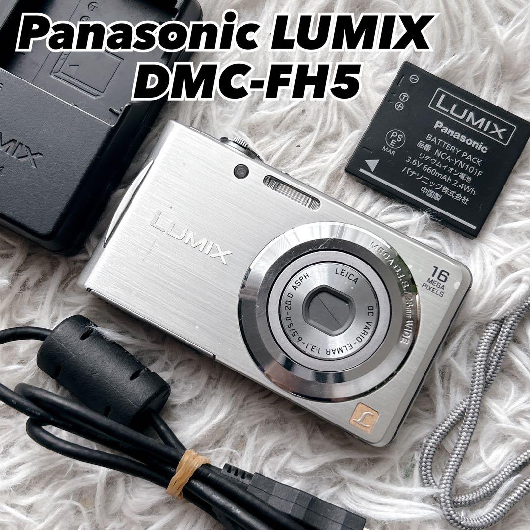 【液晶キズなし】Panasonic DMC-FH5 純正バッテリー 充電器