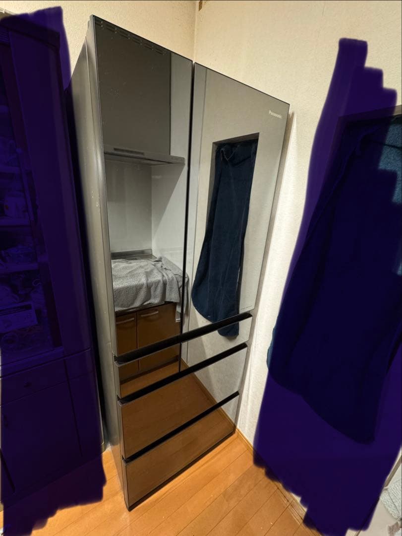 1月22日頃発送、パナソニック (NR-F608WPX) 22年 大型 冷蔵庫