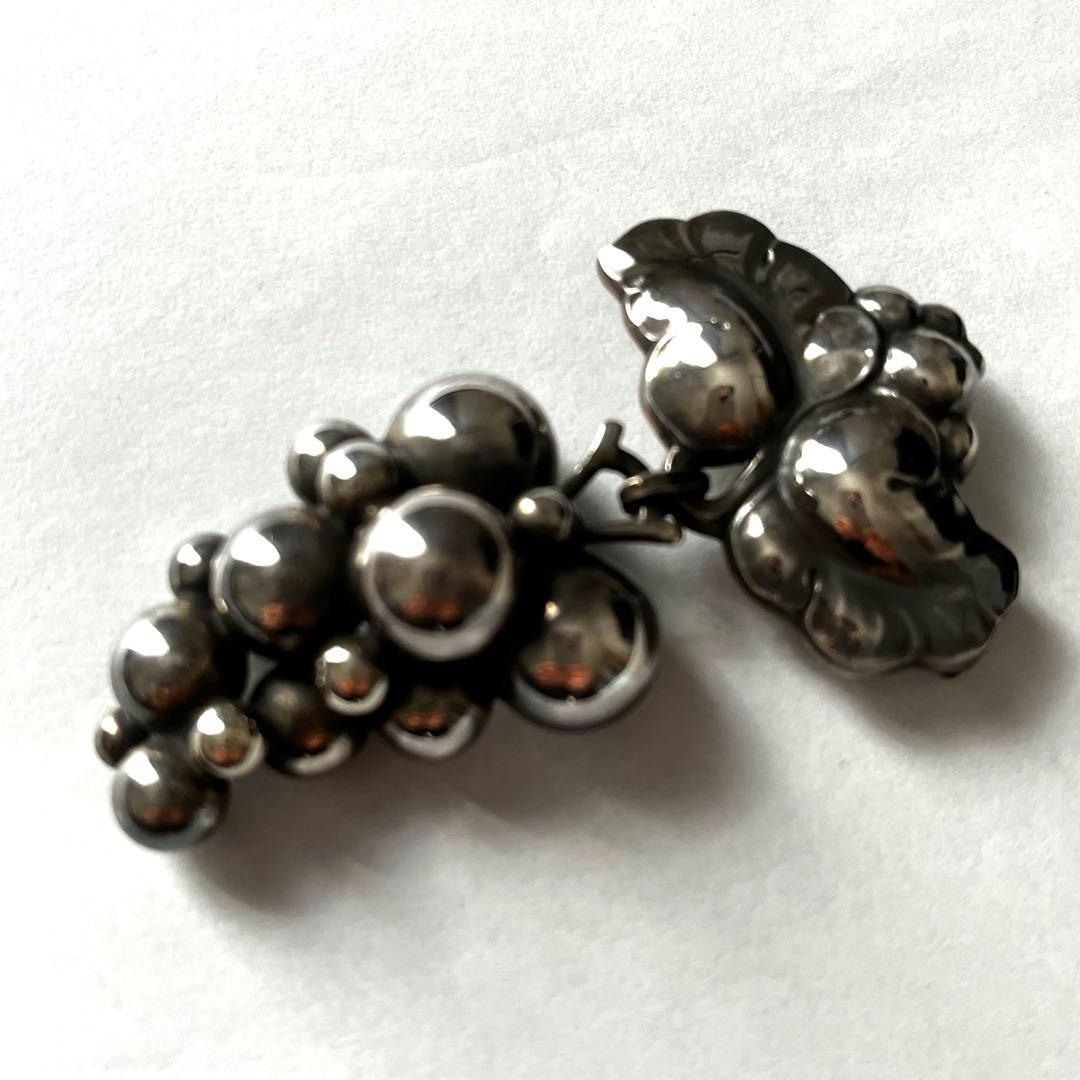   ジョージジェンセン ブローチ 葡萄　シルバー 925