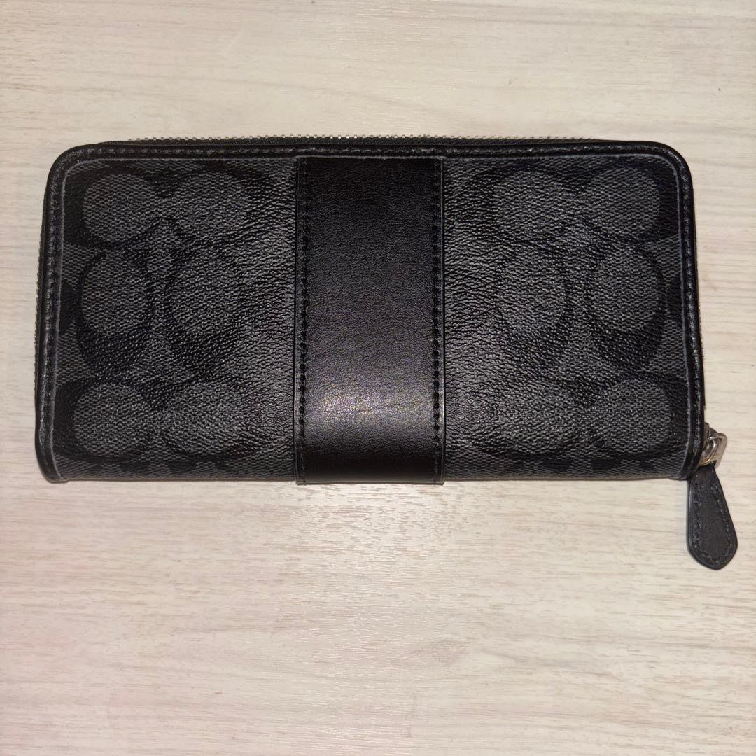 【新品 正規品】COACH ブラック 長財布