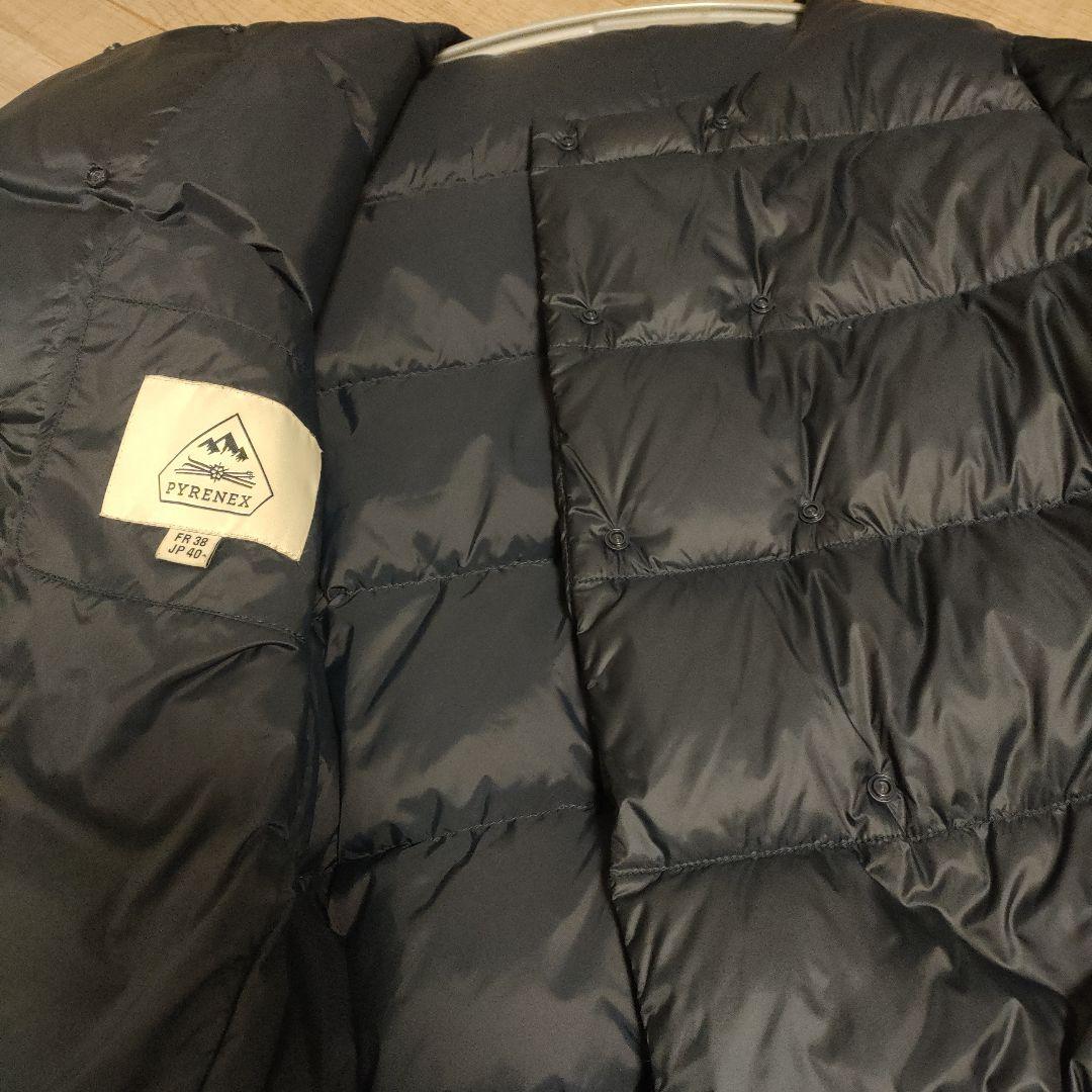 美品　PYRENEX ネイビー ダウンジャケット　40サイズ