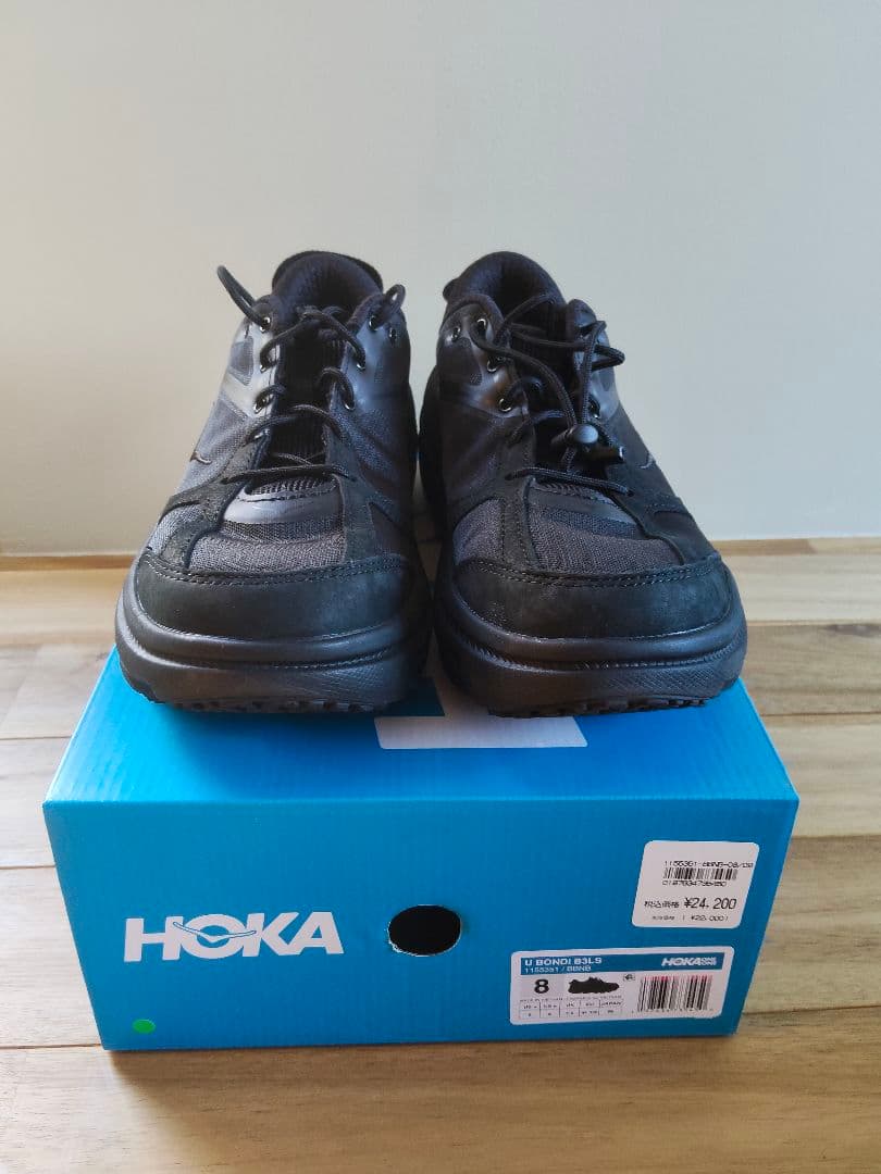 p*6様 HOKA ブラック スニーカー サイズ8