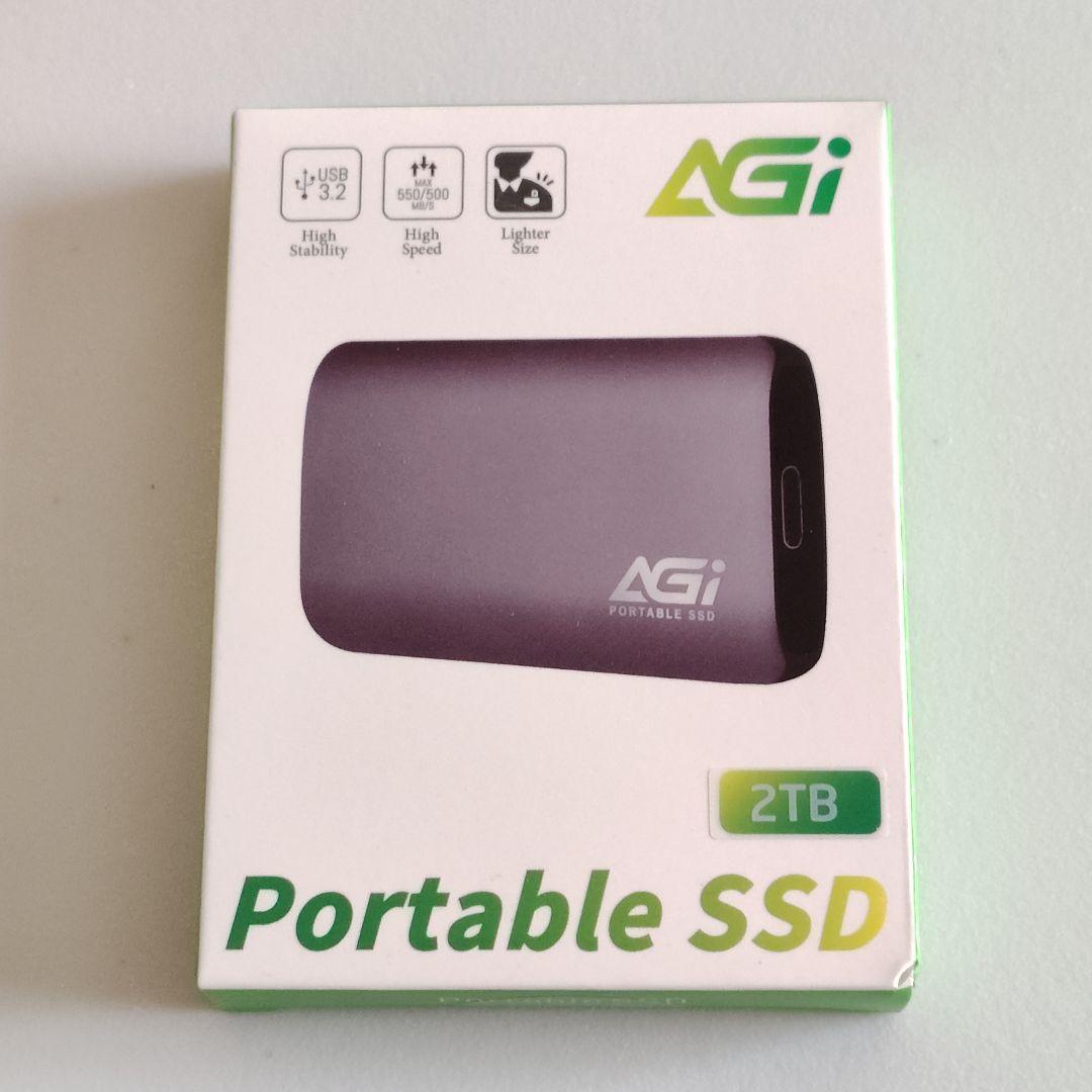 AGI ED138 2TB ポータブルSSD