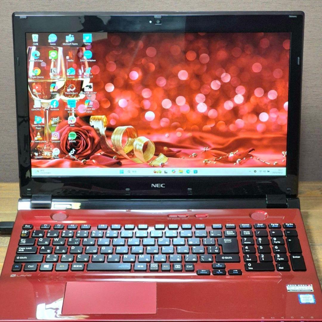 在宅ワークに Windows11 ノートパソコン i7 16GB SSD 186