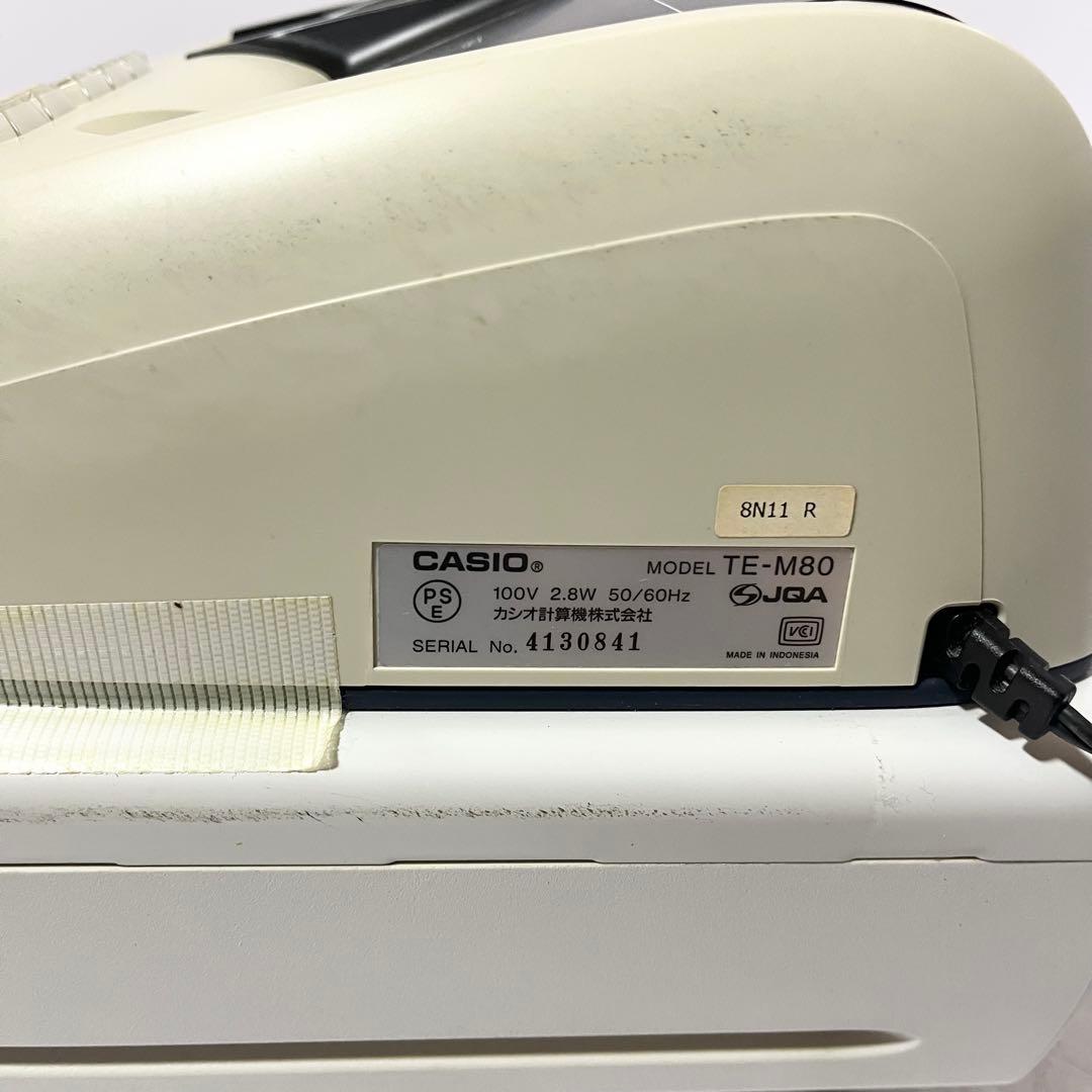 CASIO カシオ計算機 電子レジスター TE-M80 ロール紙 モード鍵