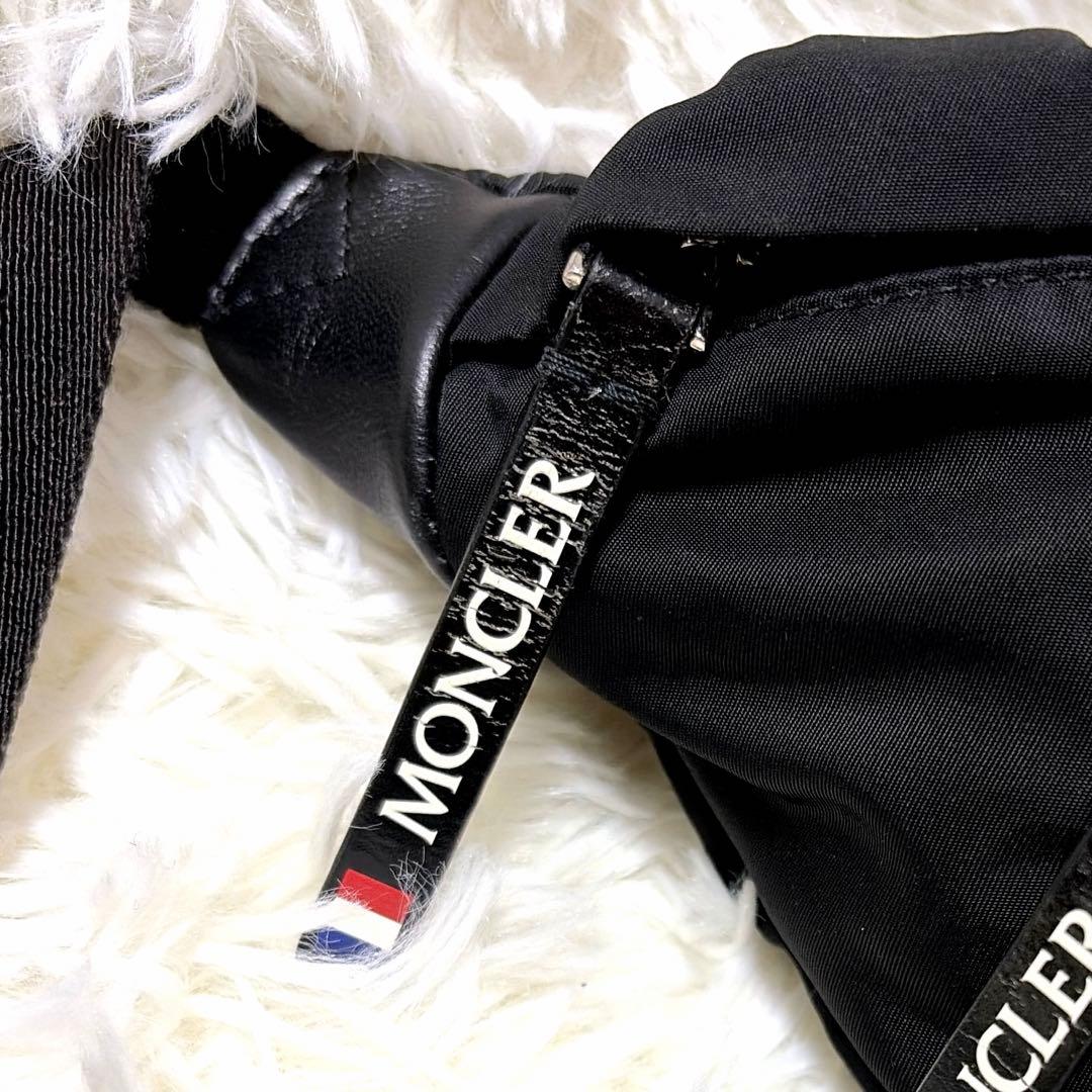 【美品】モンクレール FELICIE GM ボディバッグ ブラック 確実正規品