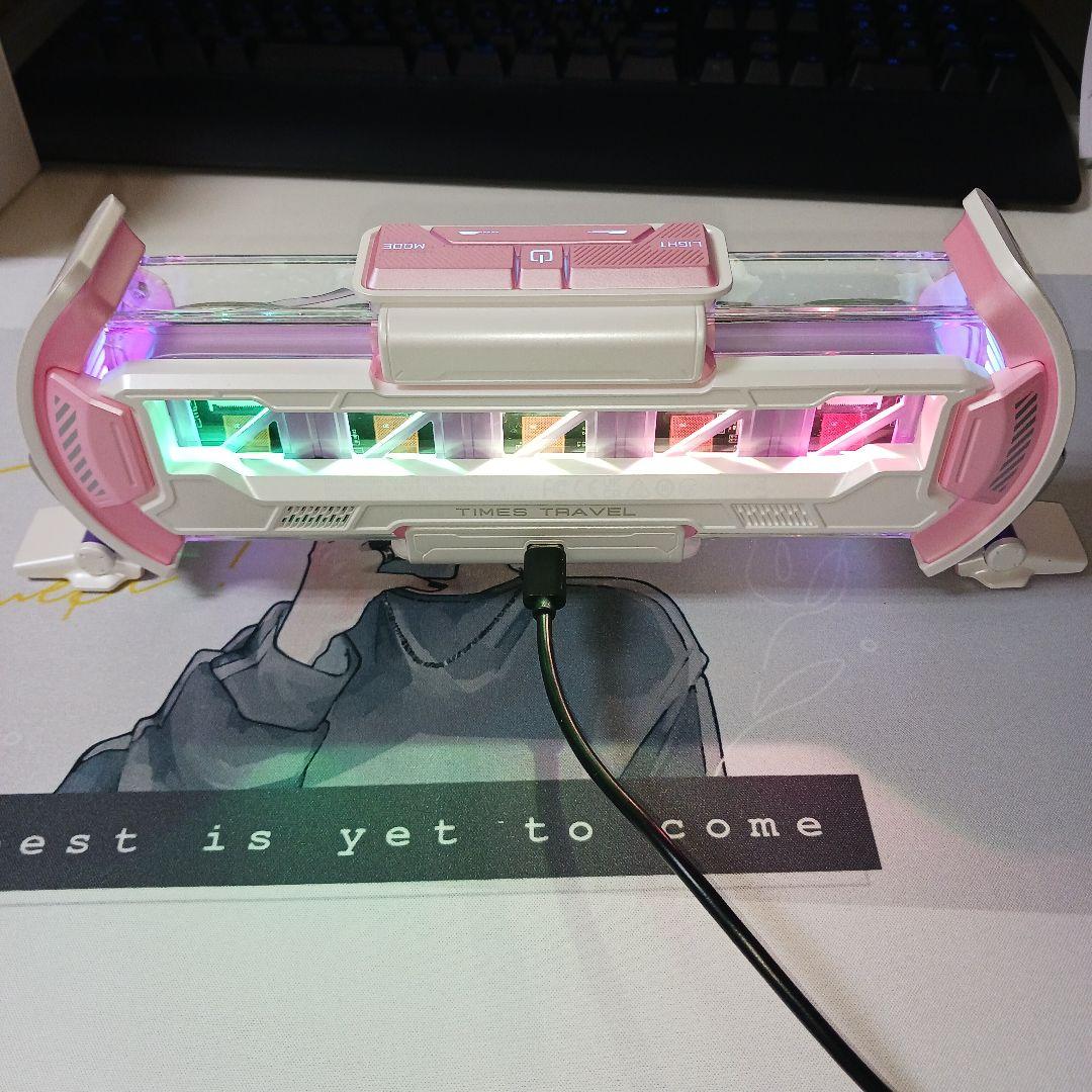 Divoom Times Gate ピンク デジタル 置き時計 ピクセルアート