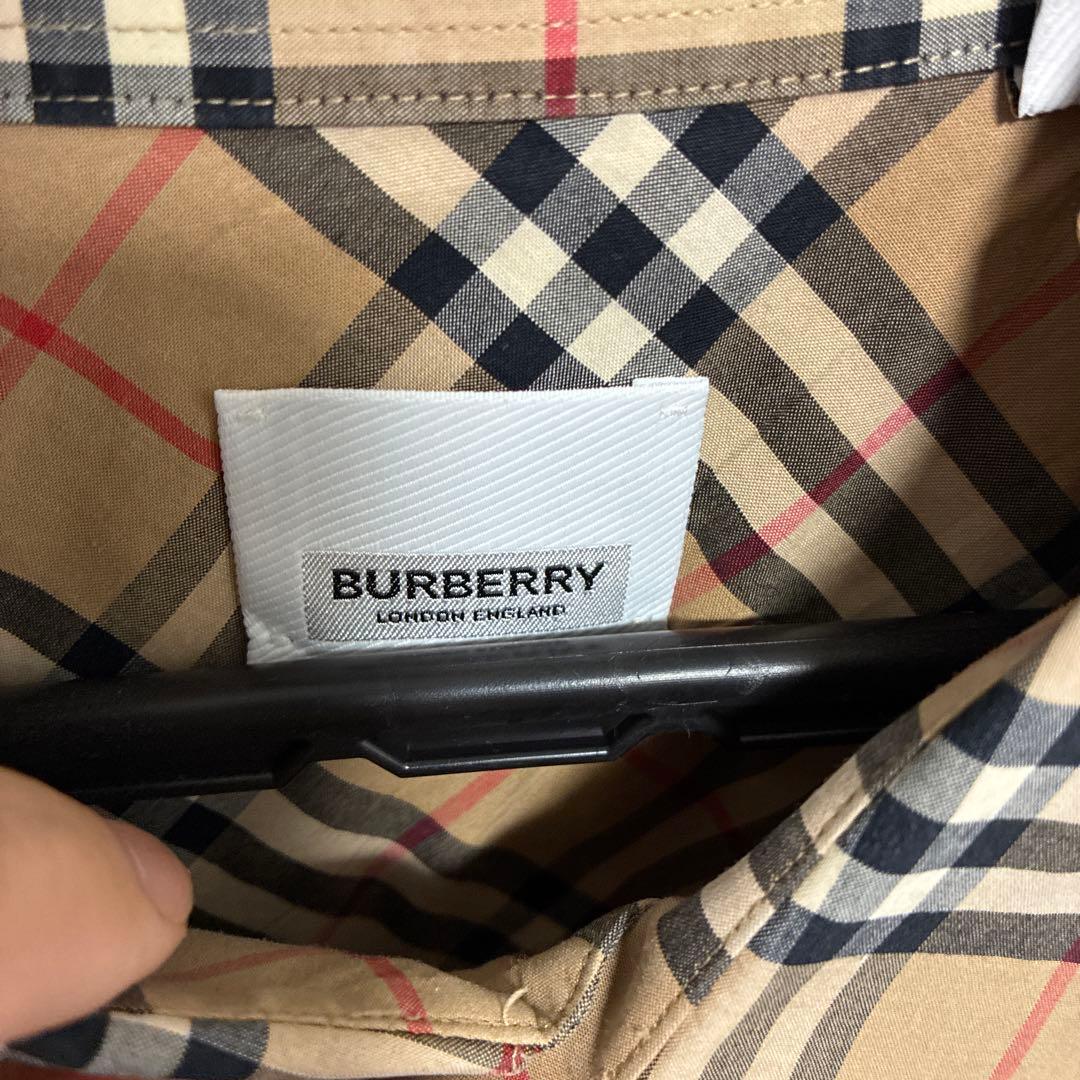 BURBERRYチェックシャツ　半袖