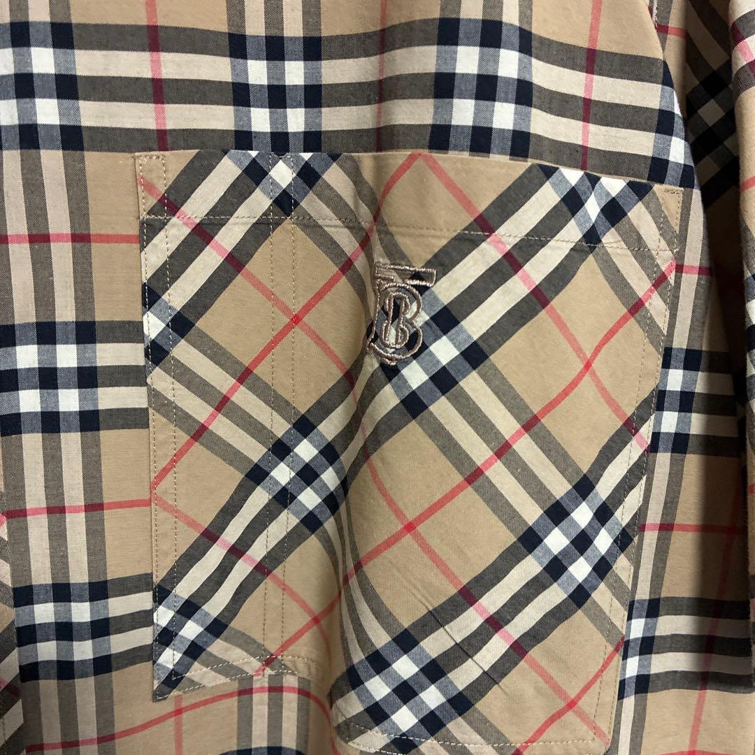 BURBERRYチェックシャツ　半袖