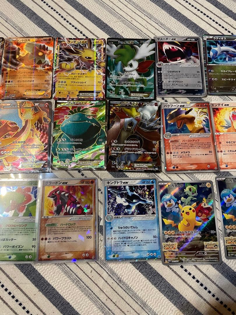 ポケモンカード まとめ売り EX Lv.X 旧キラ　引退品　19枚　リザードン