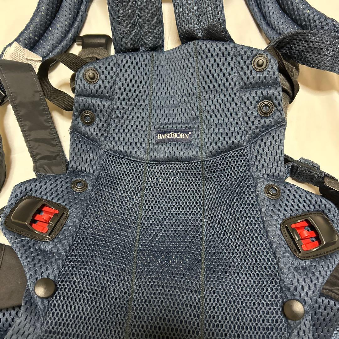 ベビービョルン HARMONY ネイビーブルー箱付き抱っこ紐　エアーメッシュ