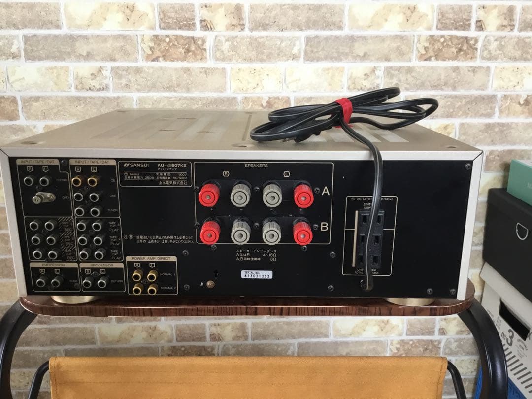 SANSUI AU-α 607KX プリメインアンプ 動作確認済み　着払い対応