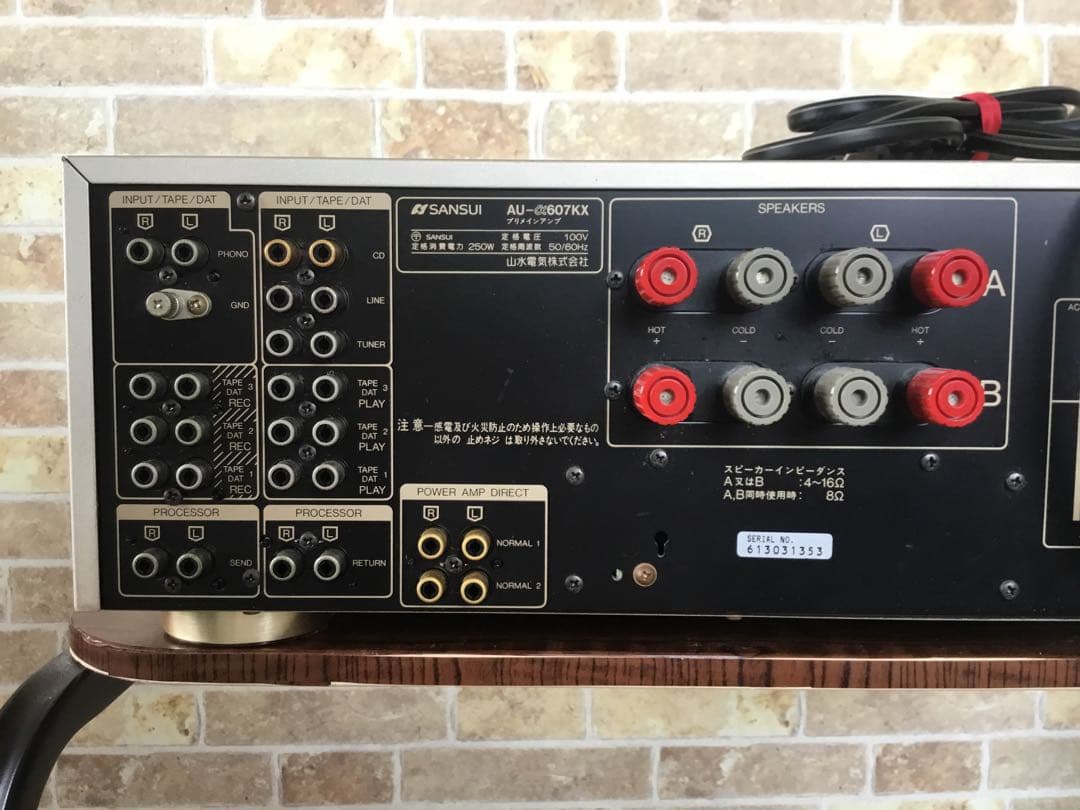 SANSUI AU-α 607KX プリメインアンプ 動作確認済み　着払い対応