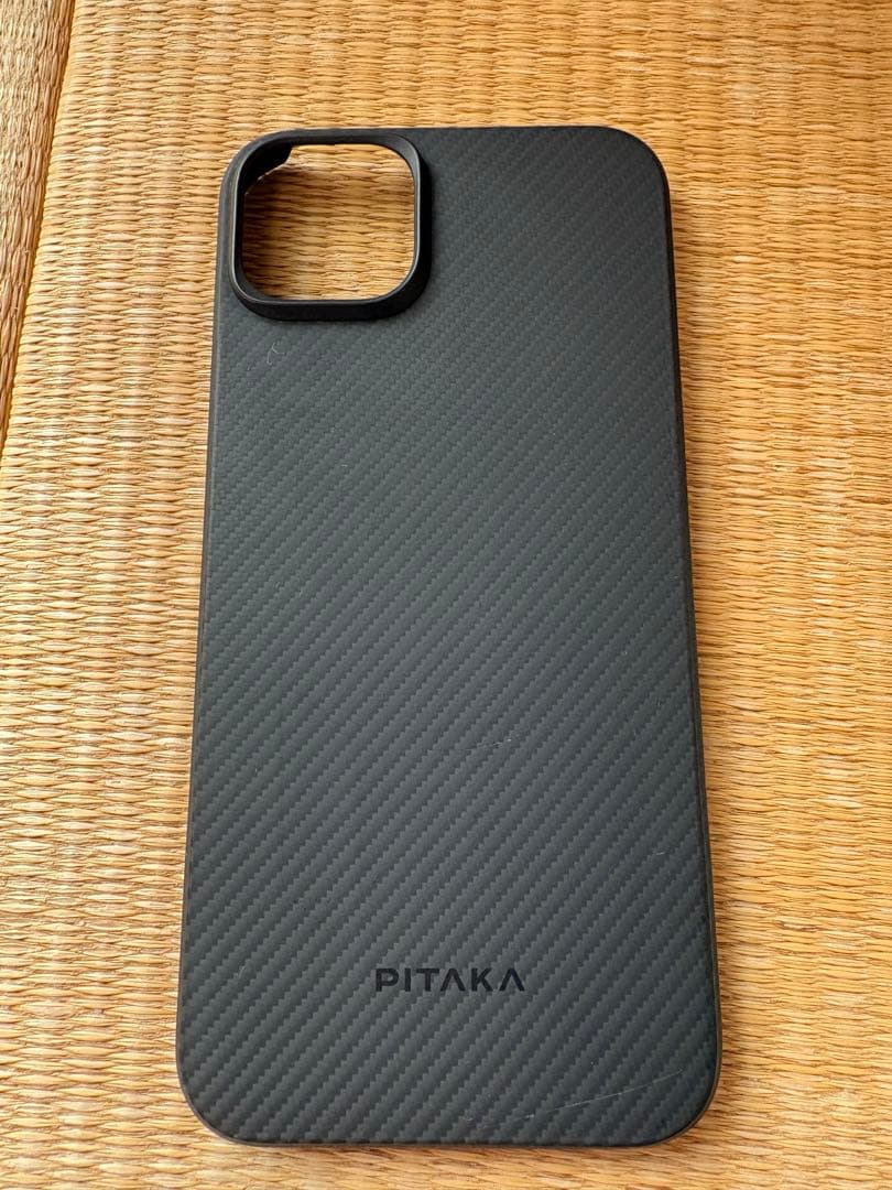 iPhone15 plus 128GB&PITAKAケース