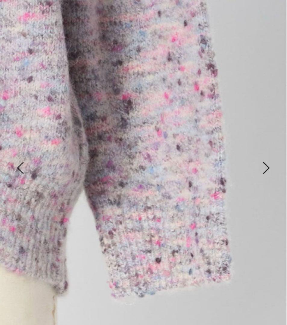 ドゥロワー WINTER1 5Gノットヤーンクルーネックニット　2025