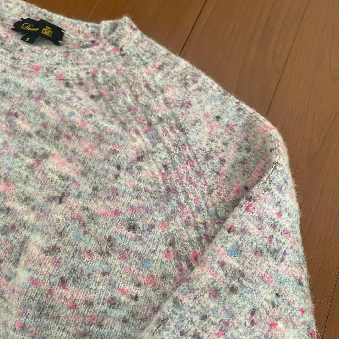 ドゥロワー WINTER1 5Gノットヤーンクルーネックニット　2025