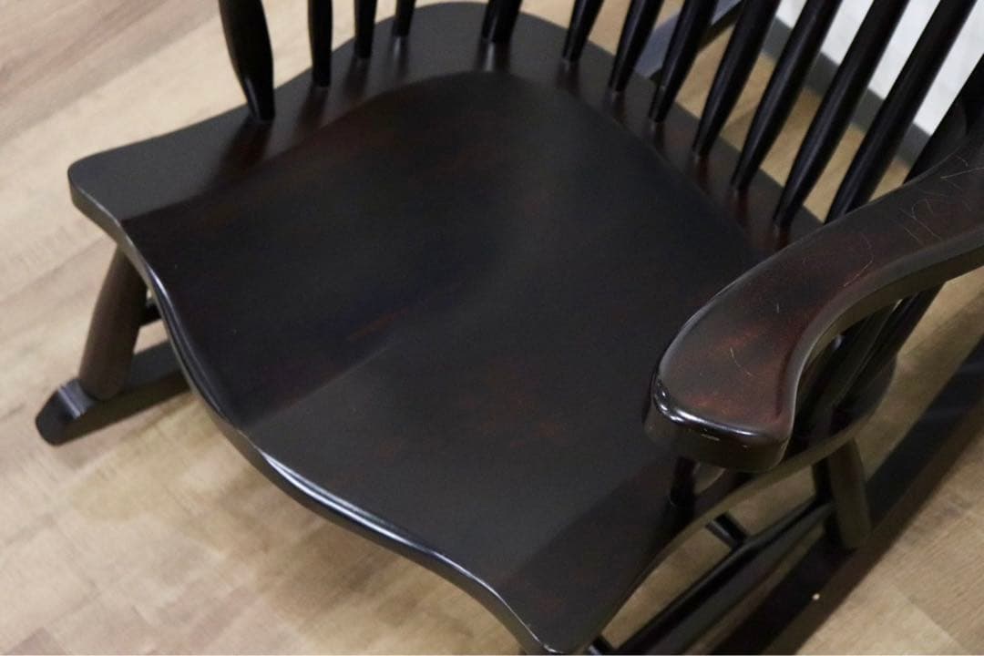 GMIK115○樺材 和モダン ロッキングチェア 揺り椅子 チェア 椅子