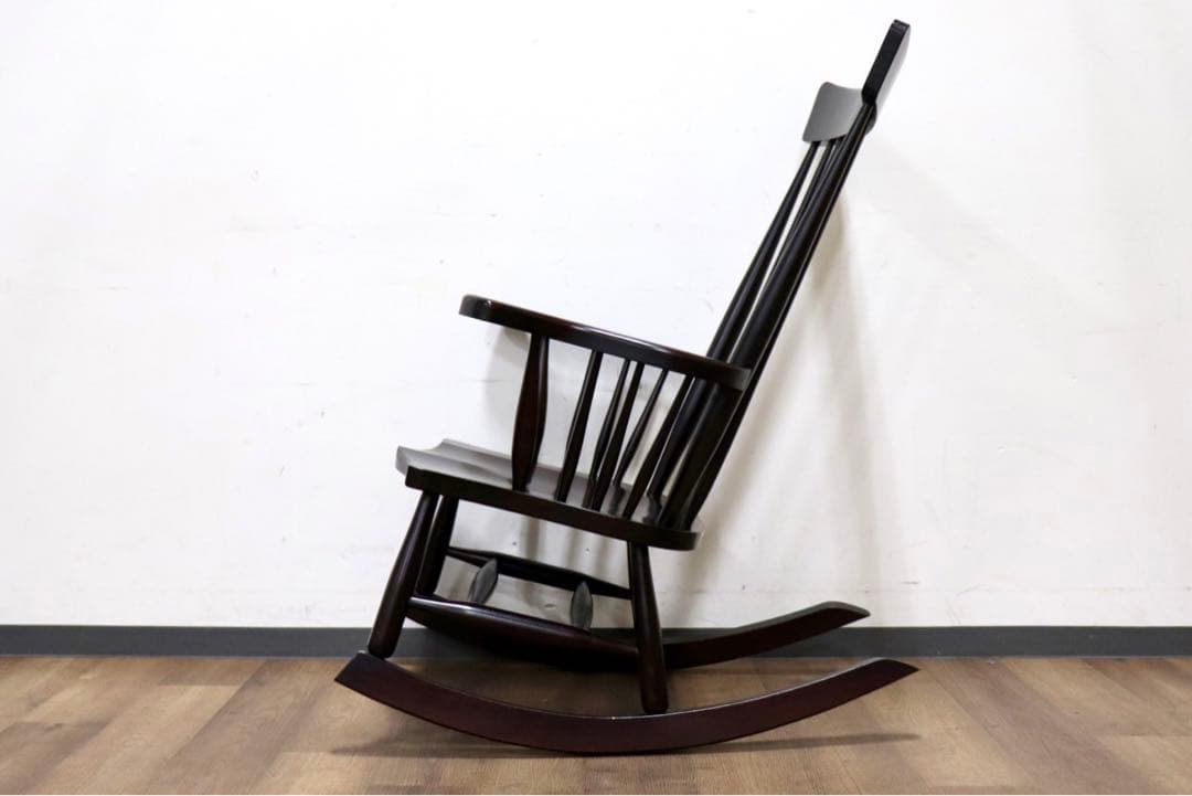 GMIK115○樺材 和モダン ロッキングチェア 揺り椅子 チェア 椅子