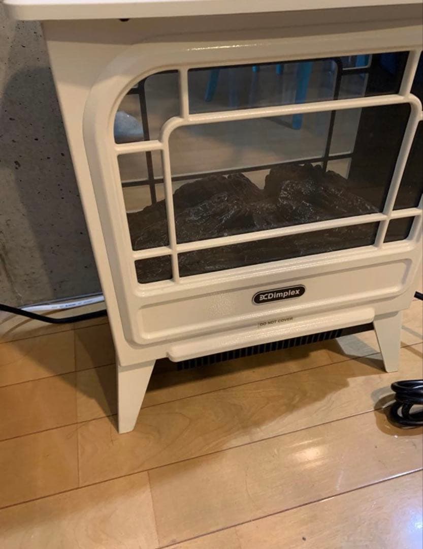 Dimplex ホワイト 電気ヒーター スタンド型