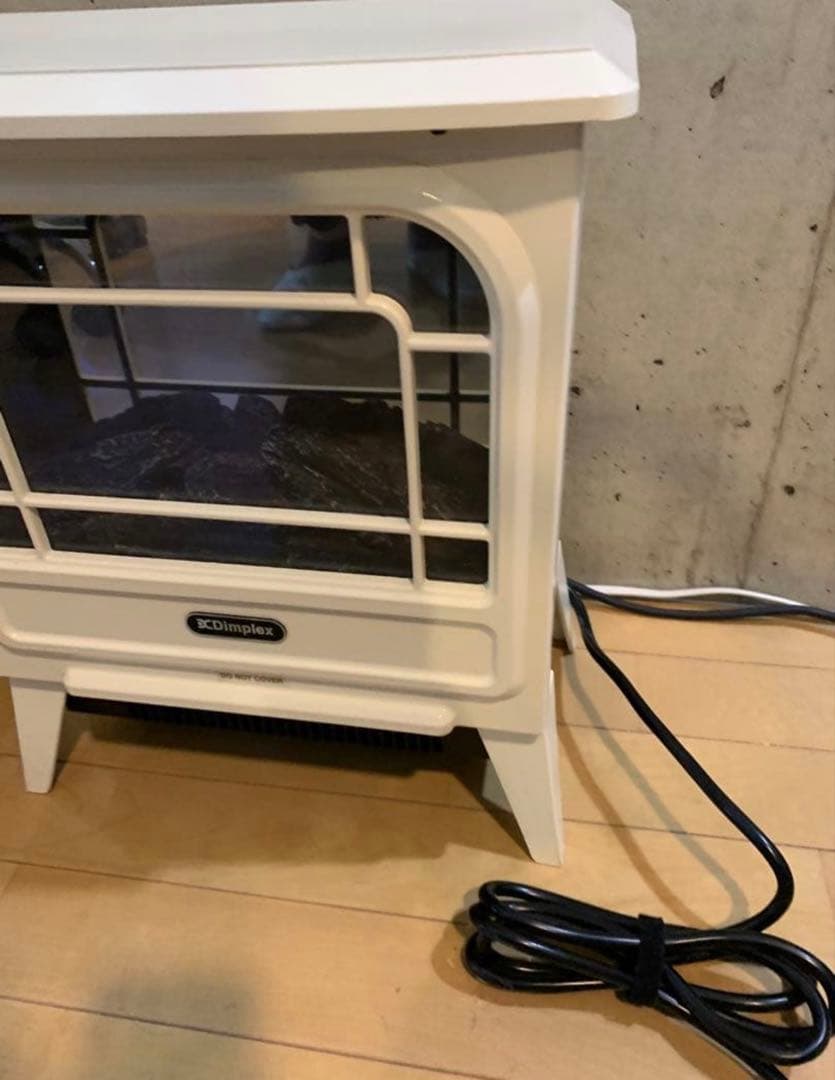 Dimplex ホワイト 電気ヒーター スタンド型