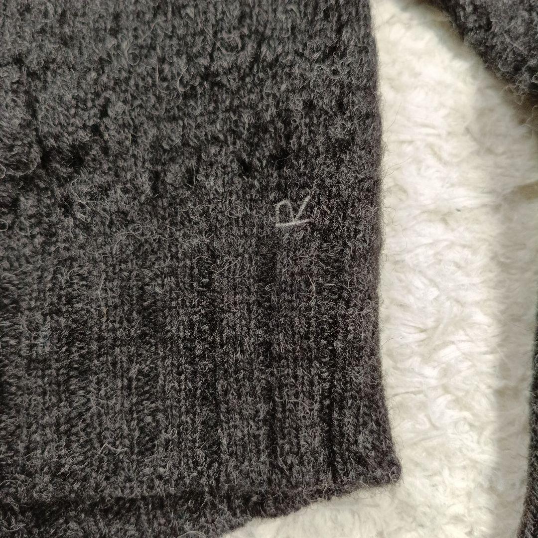 美品✨45R　シェットランドレースニットのタートルネックセーター　近年モデル