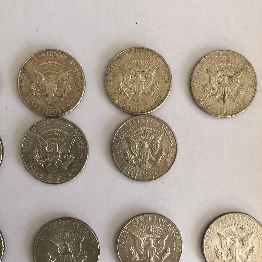 ハーフダラーケネディ 銀貨・硬貨　アメリカ 24枚（バラ売りご相談）