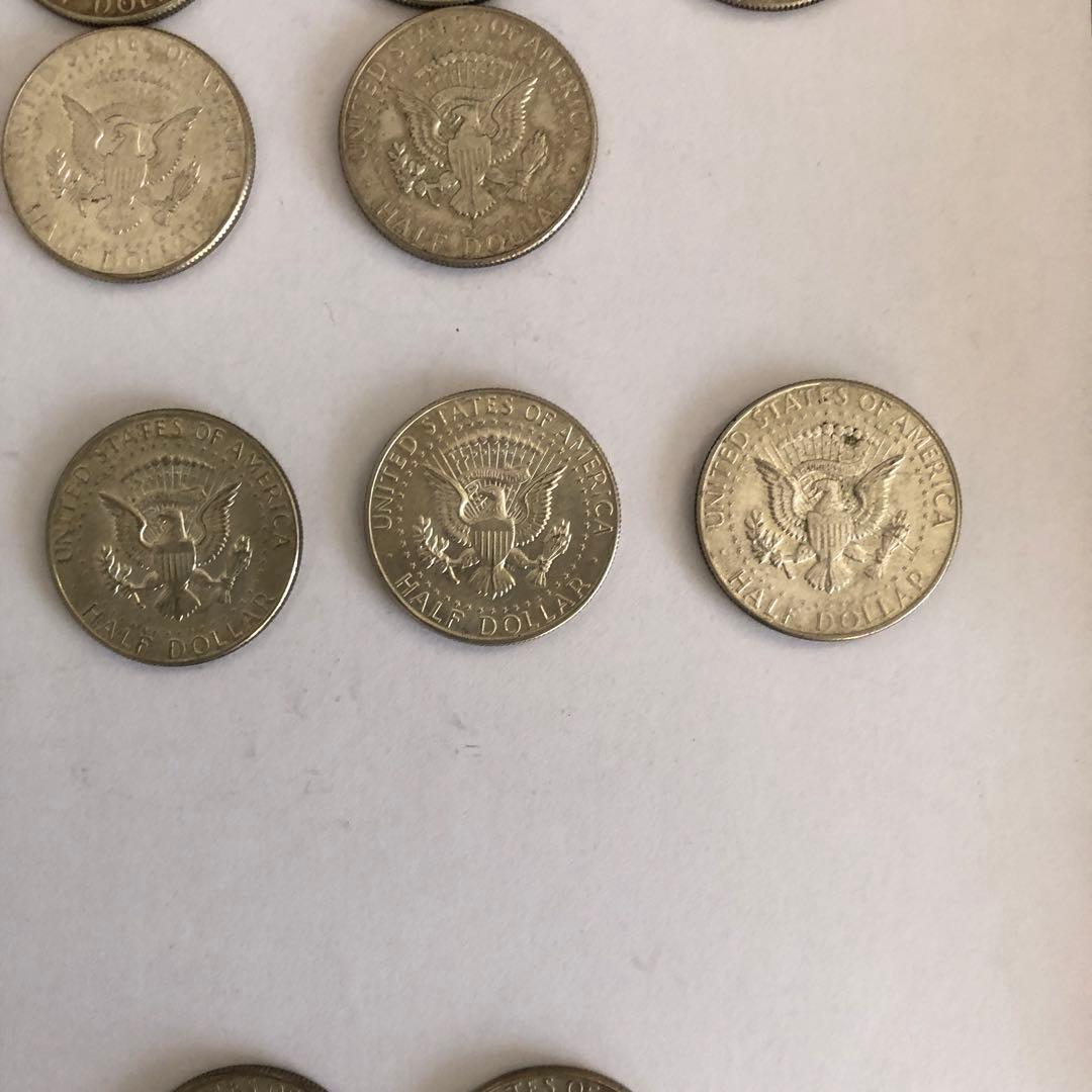 ハーフダラーケネディ 銀貨・硬貨　アメリカ 24枚（バラ売りご相談）