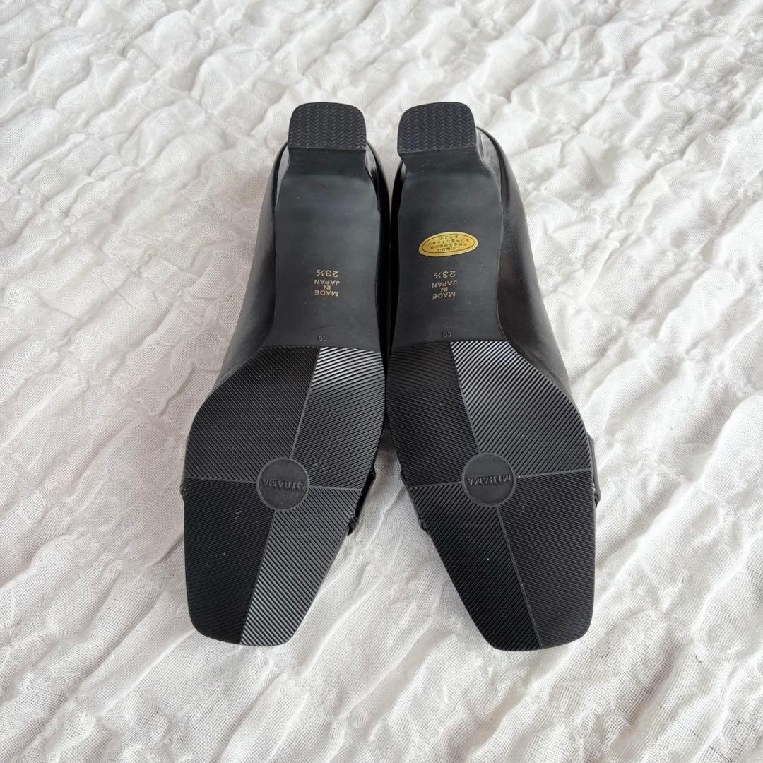 【新品未使用】 MIHAMA(ミハマ) パンプス スクエア バックル フォーマル