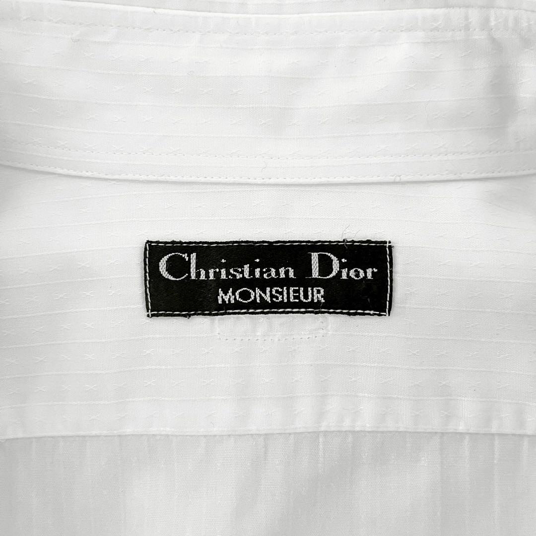 90s Christian DIOR コットンソリッドシャツ 名作 HOMME